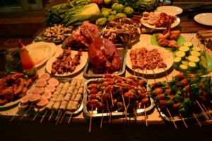 Grilled – food streets in Sapa