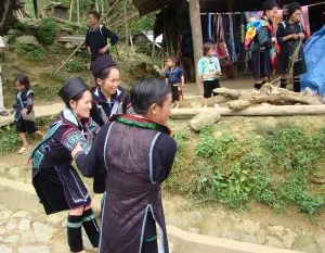 Catching wife of Hmong People